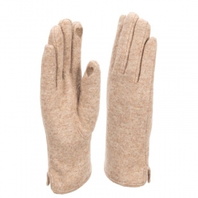 FASHION | Damen Touchscreen Jersey Handschuh mit Fleecefutter