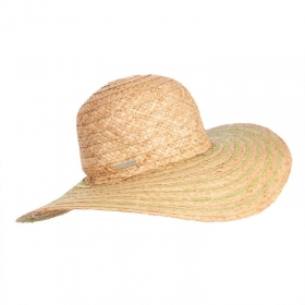 SEEBERGER | Raffia Strohhut Damen mit breiter Krempe
