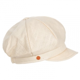 MAYSER | Damen Ballonm�tze 100% Leinen