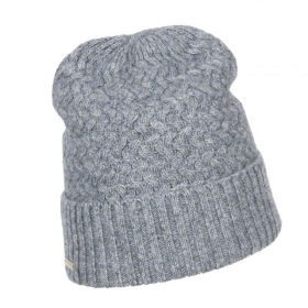 SEEBERGER | Damen Strickm�tze mit Aufschlag Zopfmuster