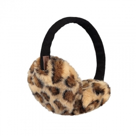 BARTS | Stylische Ohrenw�rmer mit Animal Print aus weichem Kunstfell