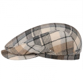 STETSON | Herren Flachem�tze Karo Wolle Alpaka