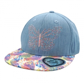 MAXIMO | MINI GIRL CAP M�DCHEN SCHILDM�TZE SCHMETTERLINGS DESIGN