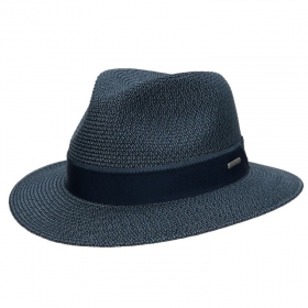 STETSON | Traveller aus hochwertigem Stroh in schwarz