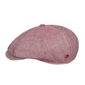 ALFONSO D\'ESTE | Leichte Flatcap mit nat�rlichem Leinen Baumwollstoff