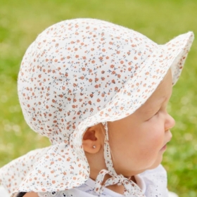 STERNTALER | M�dchen Sonnenhut mit Bindeb�nder
