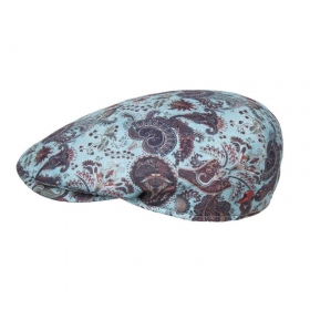 ALFONSO D\'ESTE | Bunte Flatcap aus 100% Leinen