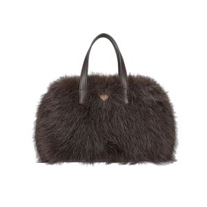 FASHION | Kuschelige Damen Winter Pl�schtasche mit Schultergurt