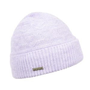 SEEBERGER | Damen Strickm�tze mit Jacquard Design und Aufschlag