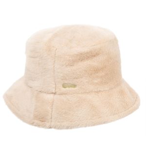SEEBERGER | Damen Bucket Fischerhut aus weichem Kunstfell
