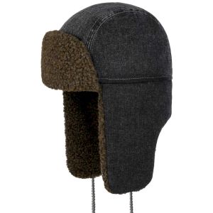 STETSON | Bomber Cap Fliegerm�tze in Denim look