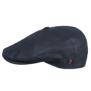 ALFONSO D\'ESTE | 6teilige Flatcap Schieberm�tze 100% echtleder