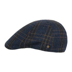 HUTTER | Flatcap aus Schurwolle im klassischen Karodesign