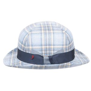 ALFONSO D�ESTE | Eleganter Melonenhut aus edlem Materialmix
