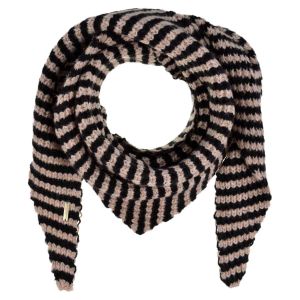 SEEBERGER | Damen Dreiecksschal mit Ringelmuster