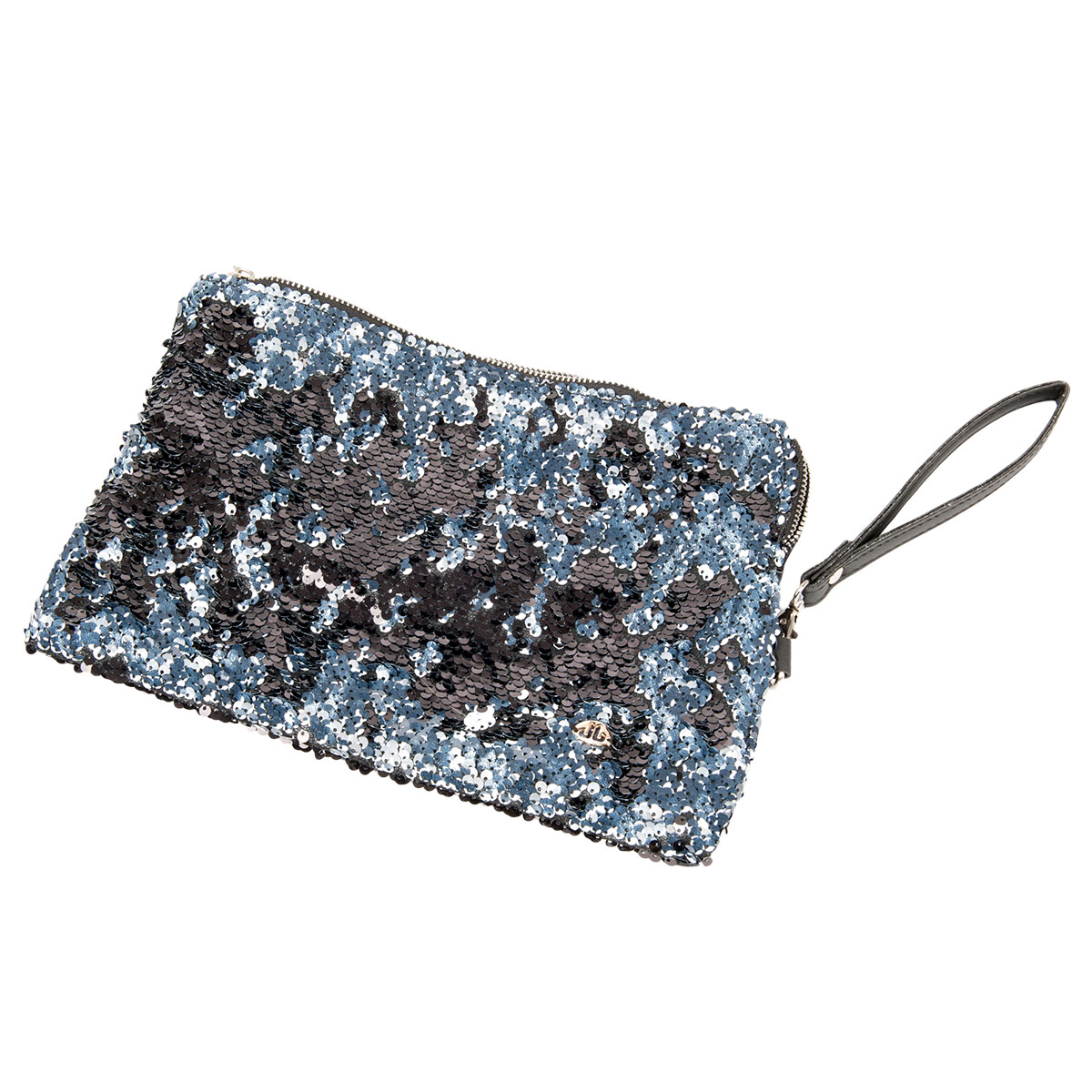 Clutch Handtasche mit Pailletten -- decoding=